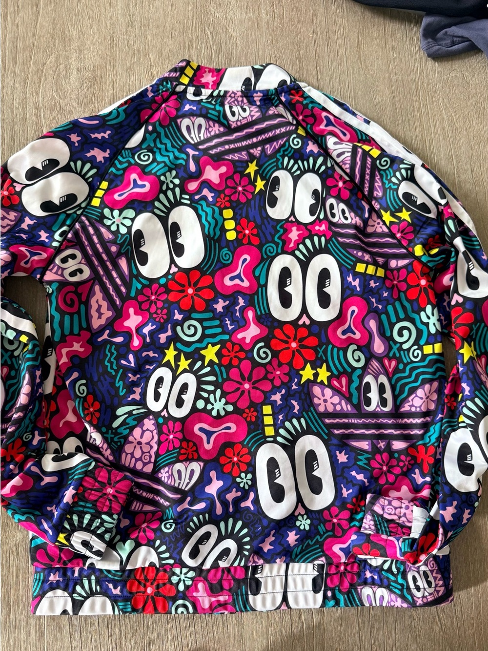 adidas x Hattie Stewart Tracksuit Streetwear Psychedelic Eyes Set Size M - Picture 2 of 9
